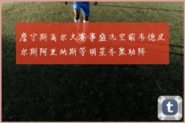 詹宁斯高尔夫赛事盛况空前韦德皮尔斯阿里纳斯等明星齐聚助阵